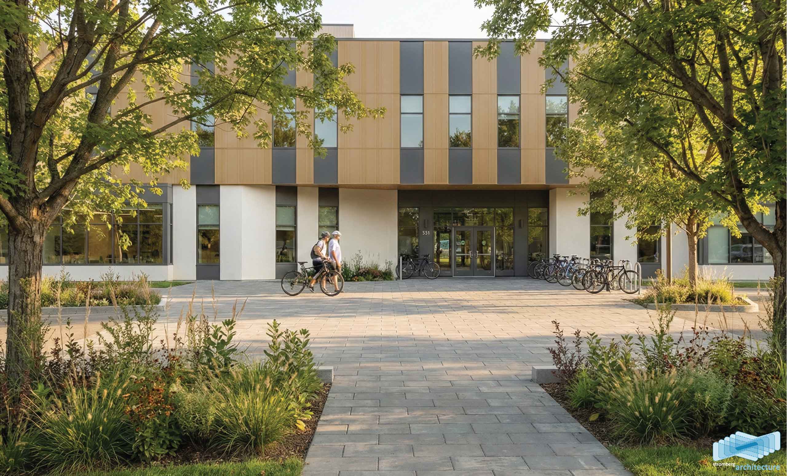 New AVH Health and Wellness Center Exterior Back Entrance